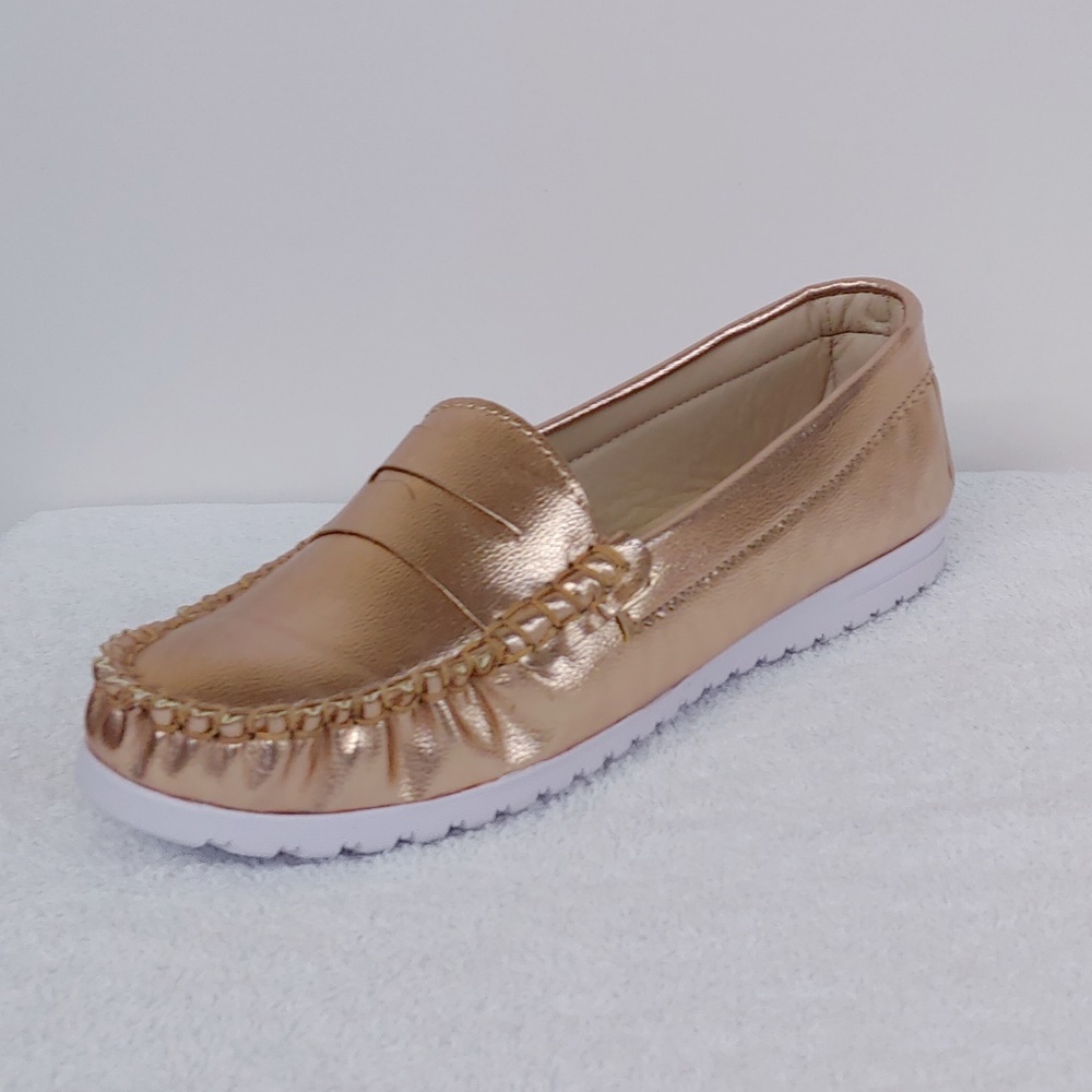 Rose Gold Loafers